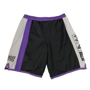 Vintage Nike CB34 Barkley Black / Purple Mesh Shorts